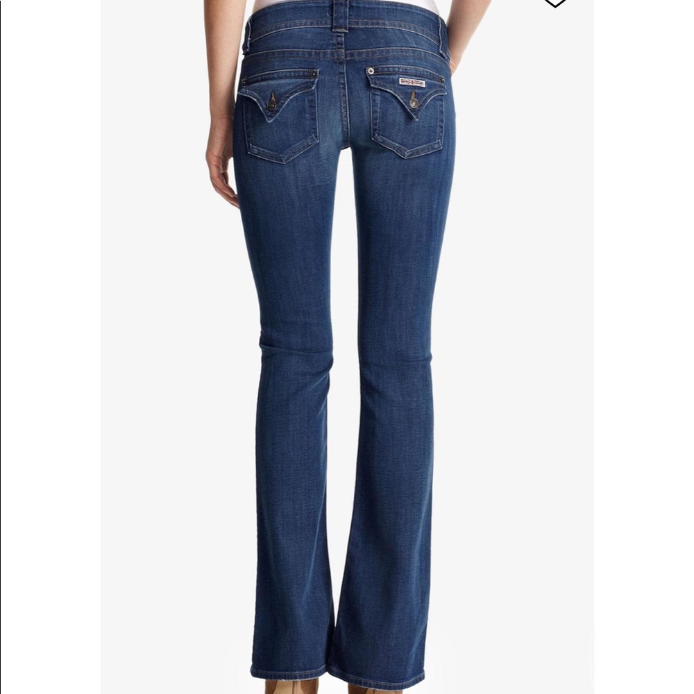 Vintage Look Flair Leg Hudson Jeans 25” waist low rise